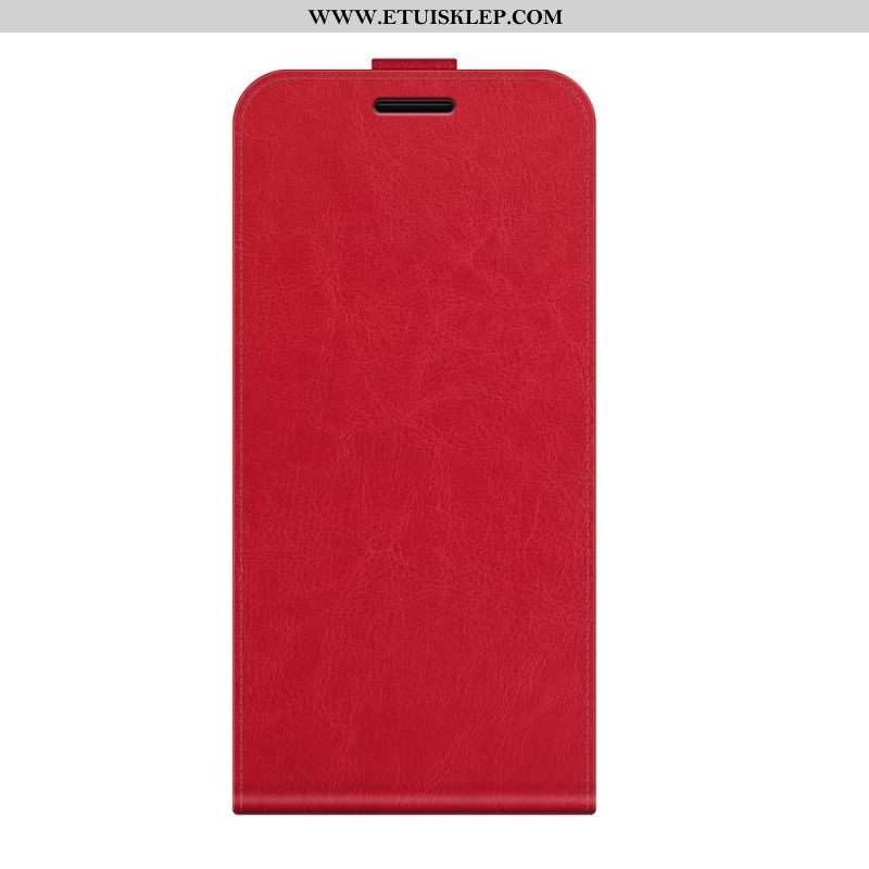 Etui Folio do Samsung Galaxy A13 5G / A04s Skórzany Futerał Pionowa Klapa Z Efektem Skóry